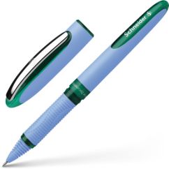 Roller cu cerneala, varf 0.3mm, verde, Schneider One Hybrid N