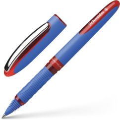 Roller cu cerneala, varf 0.5mm, rosu, Schneider One Hybrid C