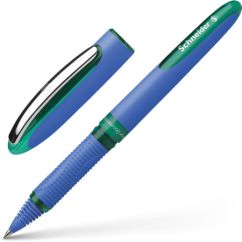 Roller cu cerneala, varf 0.5mm, verde, Schneider One Hybrid C
