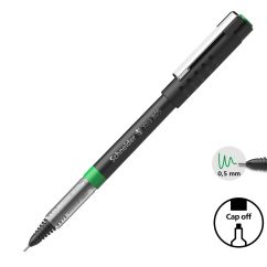 Roller cu cerneala, varf 0.5mm, verde, Schneider Xtra 805