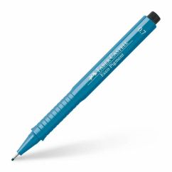 Liner, varf 0.7mm, albastru, Faber-Castell Eco Pigment