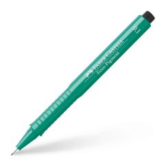 Liner, varf 0.1mm, verde, Faber-Castell Eco Pigment