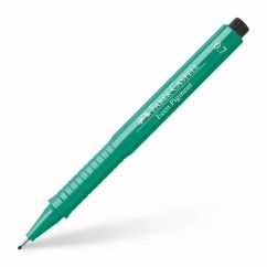 Liner, varf 0.7mm, verde, Faber-Castell Eco Pigment