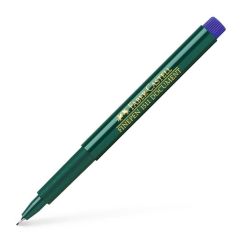 Liner, varf 0.4mm, albastru, Faber-Castell Finepen 1511