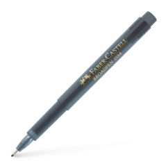 Liner, varf 0.8mm, gri, Faber-Castell Broadpen 1554