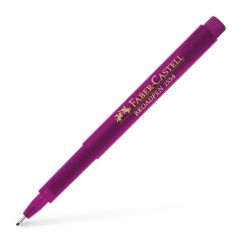 Liner, varf 0.8mm, magenta, Faber-Castell Broadpen 1554