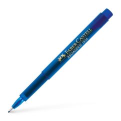 Liner, varf 0.8mm, albastru, Faber-Castell Broadpen 1554