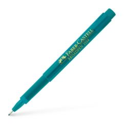 Liner, varf 0.8mm, turcoaz, Faber-Castell Broadpen 1554