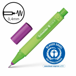 Liner, varf 0.4mm, mov, Schneider Link-It