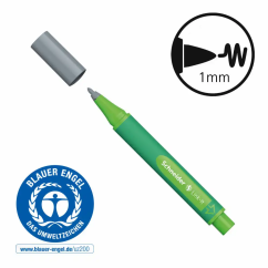Liner, varf 1.0mm, gri-argintiu, Schneider Link-It