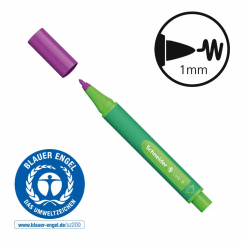 Liner, varf 1.0mm, mov, Schneider Link-It