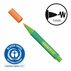 Liner, varf 1.0mm, portocaliu, Schneider Link-It