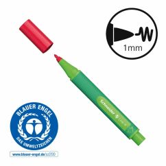 Liner, varf 1.0mm, rosu, Schneider Link-It