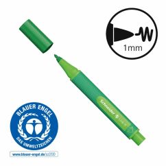 Liner, varf 1.0mm, verde, Schneider Link-It