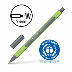 Liner, varf 0.4mm, gri, Schneider Line-Up