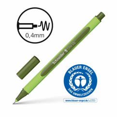 Liner, varf 0.4mm, kaki, Schneider Line-Up