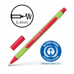 Liner, varf 0.4mm, rosu, Schneider Line-Up