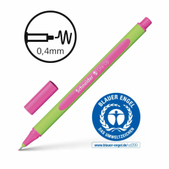 Liner, varf 0.4mm, roz neon, Schneider Line-Up