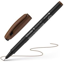 Liner, varf 0.4mm, maro, Schneider Topliner 967