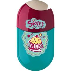 Ascutitoare dubla, cu radiera, cupcake, Faber-Castell