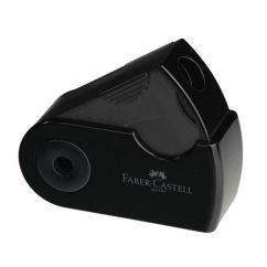 Ascutitoare simpla, negru, Faber-Castell Sleeve-Mini