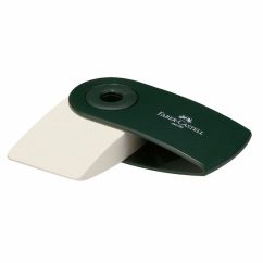 Radiera creion, verde, Faber-Castell Sleeve