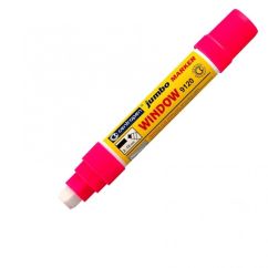 Marker cu creta lichida, varf rotund 2-15mm, roz, Centropen 9120 Jumbo