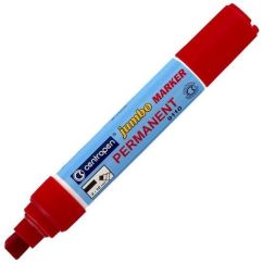Marker permanent, varf tesit 2-10mm, rosu, Centropen 9110 Jumbo