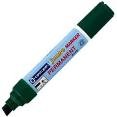 Marker permanent, varf tesit 2-10mm, verde, Centropen 9110 Jumbo