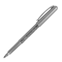 Marker pentru desen, varf rotund 1.5-3.0mm, argintiu, Centropen 2690