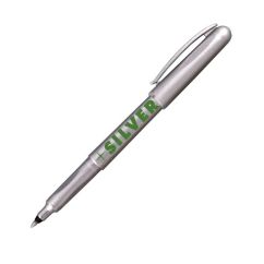 Marker pentru desen, varf rotund 1.0mm, argintiu, Centropen 2670