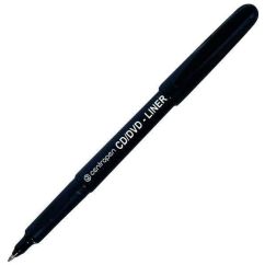 Marker CD/DVD, varf rotund 0.6mm, negru, Centropen 4616F
