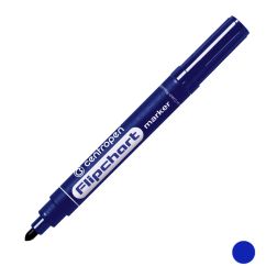 Marker flipchart, varf rotund 2.5mm, albastru, Centropen 8550