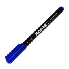 Marker CD/DVD, varf rotund 1.0mm, albastru, Kores