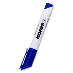 Marker whiteboard, varf rotund 3.0mm, albastru, Kores