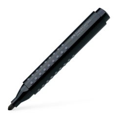 Marker permanent, varf rotund 4.0mm, negru, Faber-Castell 1504 Grip