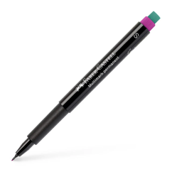 Marker permanent, varf rotund 0.4mm, violet, Faber-Castell Multimark