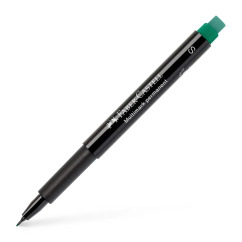 Marker permanent, varf rotund 0.4mm, verde, Faber-Castell Multimark