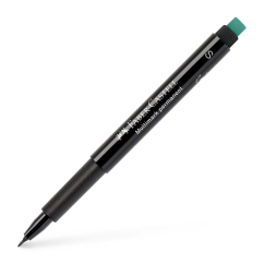 Marker permanent, varf rotund 0.4mm, negru, Faber-Castell Multimark
