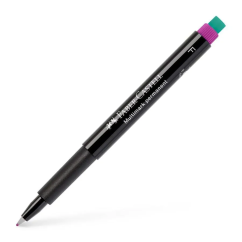 Marker permanent, varf rotund 0.6mm, violet, Faber-Castell Multimark