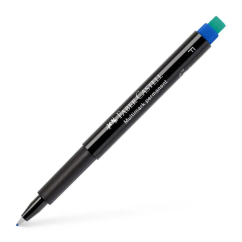 Marker permanent, varf rotund 0.6mm, albastru, Faber-Castell Multimark