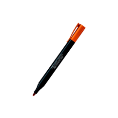 Marker permanent, varf rotund 1.0mm, portocaliu, Faber-Castell 1564 Slim