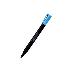 Marker permanent, varf rotund 1.0mm, bleu, Faber-Castell 1564 Slim