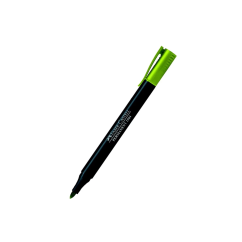 Marker permanent, varf rotund 1.0mm, vernil, Faber-Castell 1564 Slim
