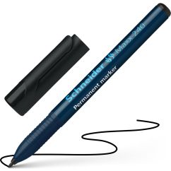 Marker permanent, varf rotund 2.0mm, negru, Schneider 240