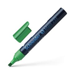 Marker permanent, varf tesit 1-5mm, verde, Schneider 233