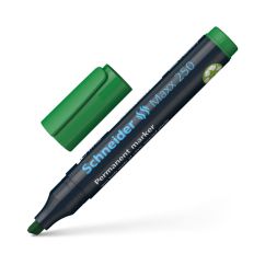 Marker permanent, varf tesit 2-7mm, verde, Schneider 250