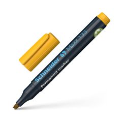 Marker permanent, varf tesit 1-4mm, galben, Schneider Maxx 133
