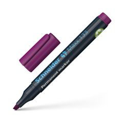 Marker permanent, varf tesit 1-4mm, mov, Schneider Maxx 133