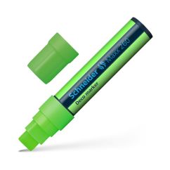 Marker cu creta lichida, varf tesit 5-15mm, verde, Schneider Deco 260